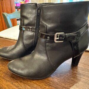 Lauren Ralph Lauren Womens Size 6.5 Saida Heeled Black Boot
